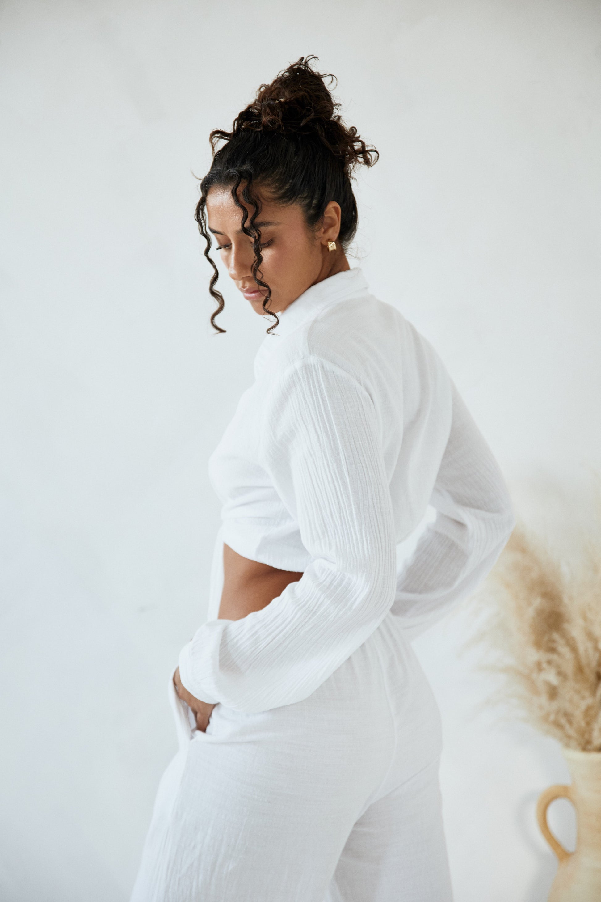 Cleo Beach Pants | Lightweight Cotton, Adjustable Waist for Women 4