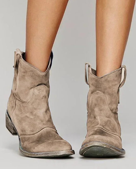 Mira Cowboy Ankle Boots | Blend, Western-Inspired