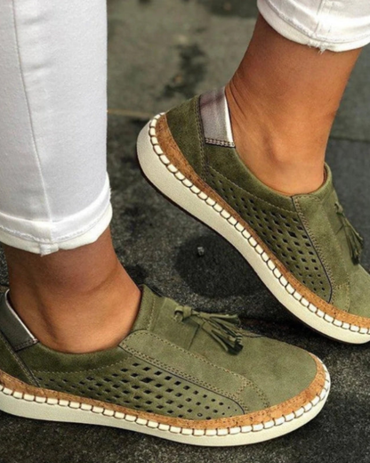 Vero Slip-Ons | Cushioned Shoes with Breathable Knit Design